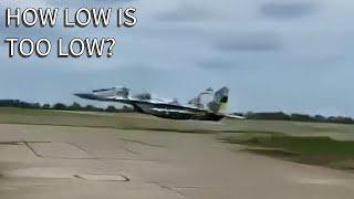 Fighter Pilots React to F-16 and MiG-29 EXTREMELY LOW Passes