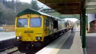 meldon quarry ballast train at Okehampton