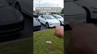 NEW Tesla Model Y vs Model 3 – Which One Would YOU Choose?  #modely #teslamodely #model3 #tesla