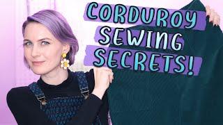 Tips for Sewing with Corduroy