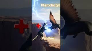 This Pterodactyl + Panther Hybrid Will Have You Questioning Reality!  #ai #hybrid #animals
