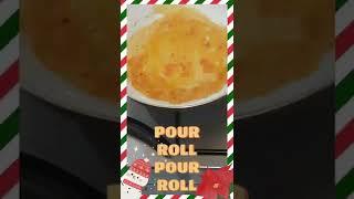 japanese korean STREET FOOD ROLLED EGG OMELETTE  Gyeran-mari / Tamagoyaki   #shorts