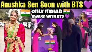 Anushka Sen Soon with BTS  Only Indian Popular in Korea  Anushka Sen Meeting Collab with BTS 