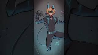 Rabbit Noir #miraculous #Chatnoir #Ladynoir #marichat #shorts Miraculous Ladybug Edit