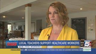 Piper teachers give healthcare workers a little extra support