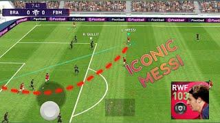 Top 3 curl goals | iconic messi |pes2021