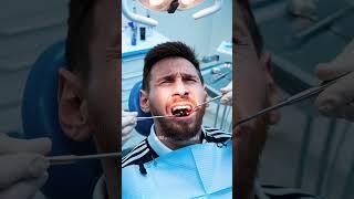 Ronaldo the dentist 🪥 #football #ronaldo #messi #dentist #ai