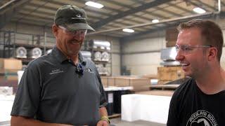 Outdoors RV Factory Tour Part 2 (RV wall construction)