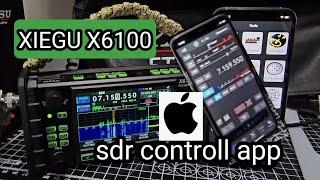 XIEGU X6100 & iOs SDR Controp App Full Set Up