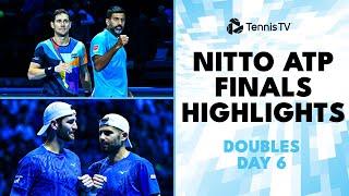 Arevalo/Pavic, Bolelli/Vavassori For Semi-Finals & More | Nitto ATP Finals Highlights Doubles Day 6