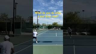 What do you do after a bad drop shot? #tennis #tennisplayer #tenniscourt #tennislife #alcaraz