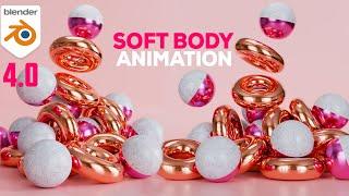 Blender Tutorial - Soft Body Physics in this Blender beginner