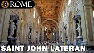 Rome guided tour  Saint John Lateran Basilica [4K Ultra HD]