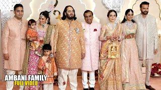 Ambani Family - Mukesh Ambani,Nita Ambani,Anant Ambani,Akash Ambani,Isha,Anand Piramal,Shloka Mehta