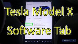 Model X Touchscreen - Software Tab!