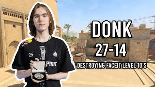 donk 27 Kills (Mirage) FACEIT | CS2 POV