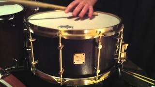 Lignum Drums /  2000 year old Roman Wells Oak snare / full brass hardware