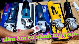  Siêu âm so sánh độ nóng máy mài BOSCH , MAKITA , DEWALT , WORX |Máy Xây Dựng Hồng Nhiên