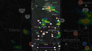 Radar: Isolated Thunderstorms Forming Around Sacramento Valley 2:43pm Aug 24, 2024