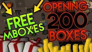 FREE MBOXES to NEW PLAYERS?! + 200 SUPER Mystery Box Opening | KonarPS RSPS