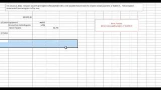 Note Payable with No Stated Interest Rate