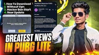 Greatest News In Pubg Mobile Lite  Update Date Without VPN | Hackur Banned 