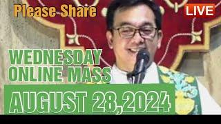  QUIAPO CHURCH LIVE MASS TODAY REV FR DOUGLAS BADONG AUGUST 28,2024