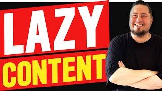 Get Traffic With Lazy Content Curation