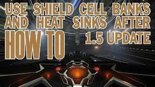 Elite: Dangerous. How to use Heat Sinks and Shield Cell Banks after 1.5 update