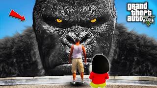 GTA 5: Shinchan & Franklin Find The King Kong in Gta5...!