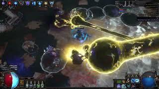(3.24) Ice Nova of Frostbolts Archmage Hierophant VS Uber Shaper (Last Phase Only)