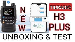 NEW - TIDRADIO H3 PLUS - UNBOX  NEW FEATURES Learning