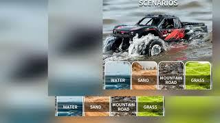 Q156 Amphibious 4WD RC Car 2.4G Off Road Remote Control Cars Waterproof Climbing Vehicle Drift Mo