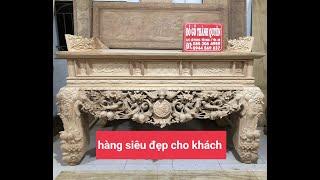 sập mai điểu gỗ gõ đỏ nam phi / đồ gỗ thành quyên 0852064959