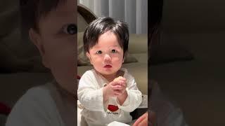 像个小手办 #萌娃  #baby #cute