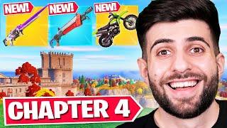 Fortnite CHAPTER 4 is HERE! (New Map, Bikes, New Weapons)