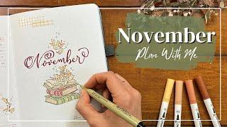 PLAN WITH ME!| November Bullet Journal Set Up | Fairytale Book Theme