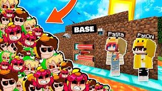 RETO DE LA BASE vs 1000 Patita.EXE, PatOni.EXE y MiniMarvin.EXE | Patita x PatOni vs YOUTUBERS.EXE