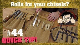 Are tool rolls safe for chisels and carving gouges?