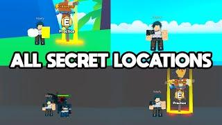 Anime Punching Simulator 2 All "SECRET" Training And Boss Locations I Roblox