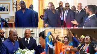 FÉLIX TSHISEKEDI FRAPPE FORT EN FRANCE‼️VISITE L’AMBASSADE RDC ET ÉCHANGE AVEC CONSEILLER NOLY TAMBU