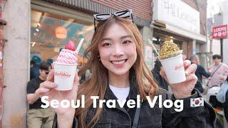 Korea Travel Vlog Seongsu | shopping | cute cafes | dessert