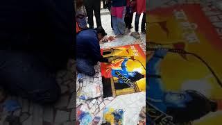 Ram mandir Rangoli #trending #subscribe #shreeram #shorts #viral