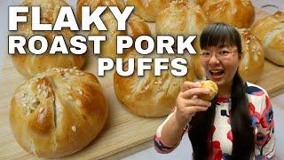 Homemade Delicious Flaky Roast Pork/Char Siu Puffs