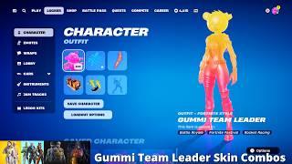 Gummi Team Leader Skin Combos (Fortnite Battle Royale)