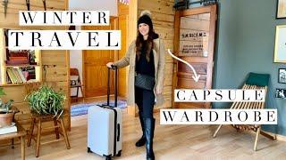 Winter Travel Capsule | An easy, neutral capsule that’s versatile enough to fit in your carry on bag