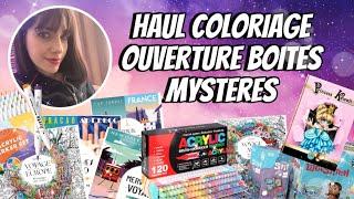 Haul coloring - Unboxing mystery boxes