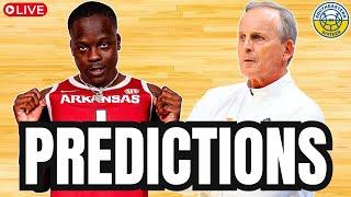 SEC Basketball Predictions: Arkansas/Michigan, Tennessee/Miami, More