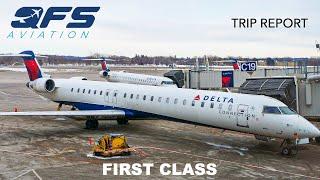 Delta Connection - CRJ 900 - First Class - Minneapolis (MSP) to Winnipeg (YWG) | TRIP REPORT