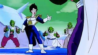 Vegeta attacks a Namekian village (English Dub.)